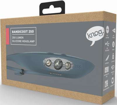 Knog Stirnlampe Bandicoot 250 blue  Produktbild 3