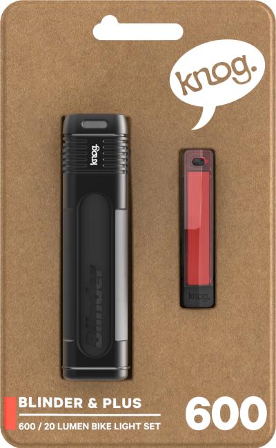 Knog Lichtset Blinder 600 & Plus schwarz  Produktbild 1