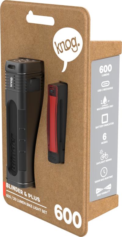 Knog Lichtset Blinder 600 & Plus schwarz  Produktbild 8