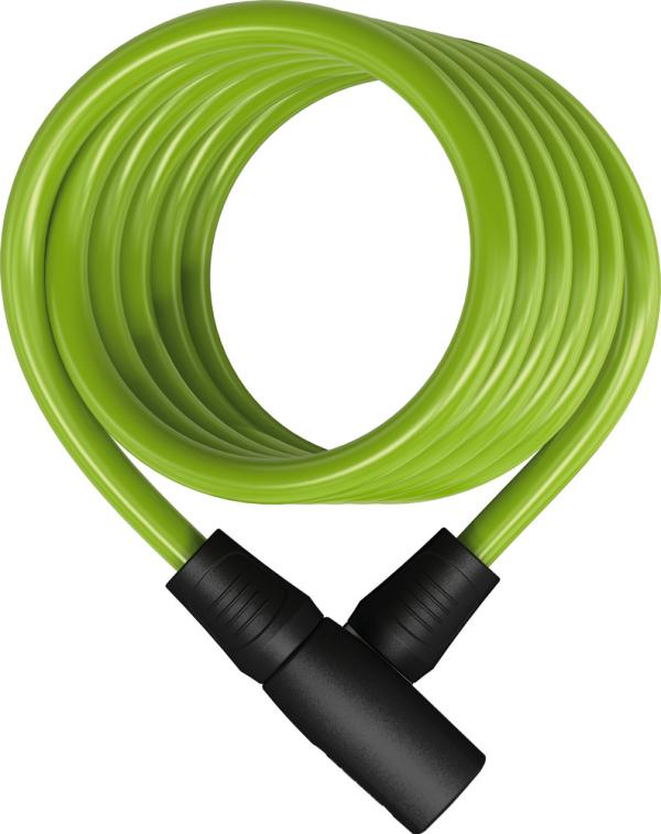Abus Spiralkabelschloss Star 4508K/150 ohne Halter gr&uuml;n 