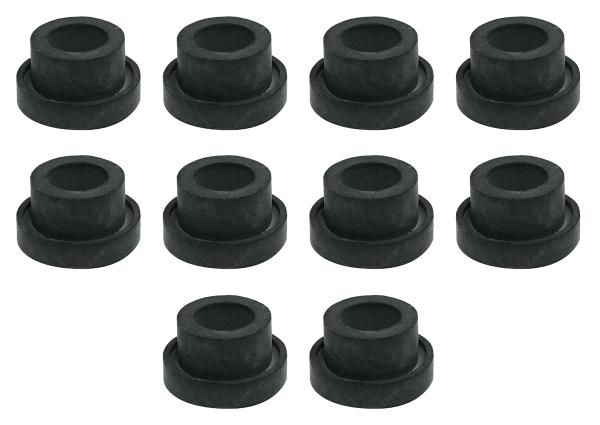 SKS Gummieinsatz Messingstecknippel Set &agrave; 10 St&uuml;ck 