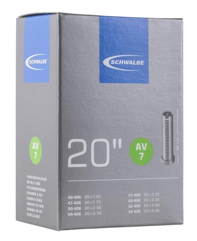 Schwalbe Schlauch AV7 20" 40/62-406 Autoventil  Produktbild 1