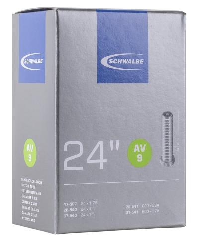 Schwalbe Schlauch AV9 24" 28/47-507/541 Autoventil  Produktbild 1