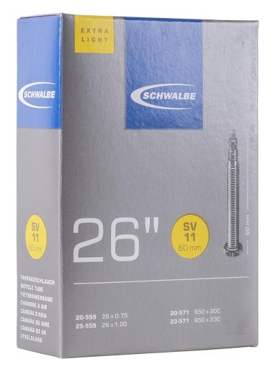 Schwalbe Schlauch SV11 26" 18/25-559/571 Prestaventil 60 mm  Produktbild 1