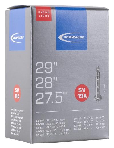 Schwalbe Schlauch SV19A 27.5-29" 40/62-584/635 Prestaventil  Produktbild 1