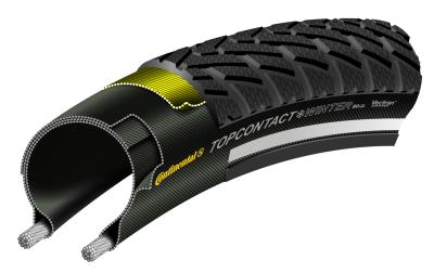 Continental Pneu TopContact Winter II Premium 700x35C Falt mit Reflexstreifen black  Produktbild 1