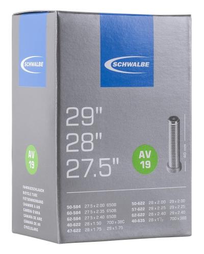 Schwalbe Schlauch AV19 offen 27.5-29" 40/62-584/635 Autoventil  Produktbild 1