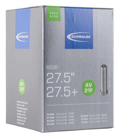 Schwalbe Schlauch AV21F Freeride 27.5" 54/62-584 Autoventil  Produktbild 1