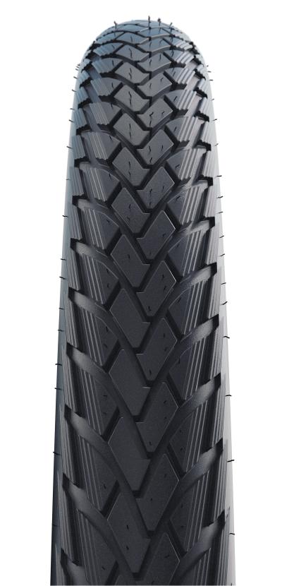 Schwalbe Pneu Green Marathon 700x35C GG Starr mit Reflexstreifen black  Produktbild 1