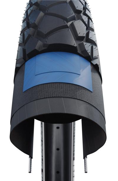 Schwalbe Pneu Al Grounder 27.5x2.35 Double Defense Addix starr mit Reflexstreifen black  Produktbild 2