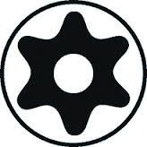 Unior Torxschl&uuml;ssel TR 10 mit Bohrung im Innensechsrund-Kopf  Produktbild 1