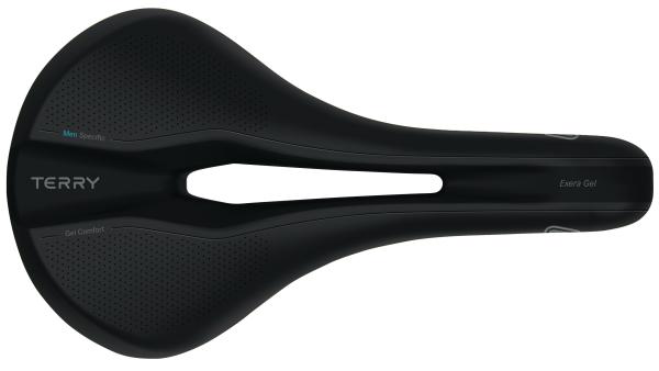 Terry Sattel Fisio Flex Gel Man mit &Ouml;ffnung black 