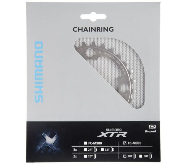 Shimano Kettenblatt XTR FC-M985 28 Z&auml;hne AG 