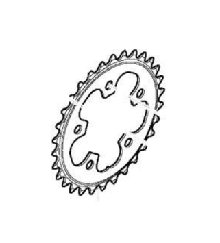 Shimano Kettenblatt 105 FC-5703 30 Z&auml;hne schwarz 