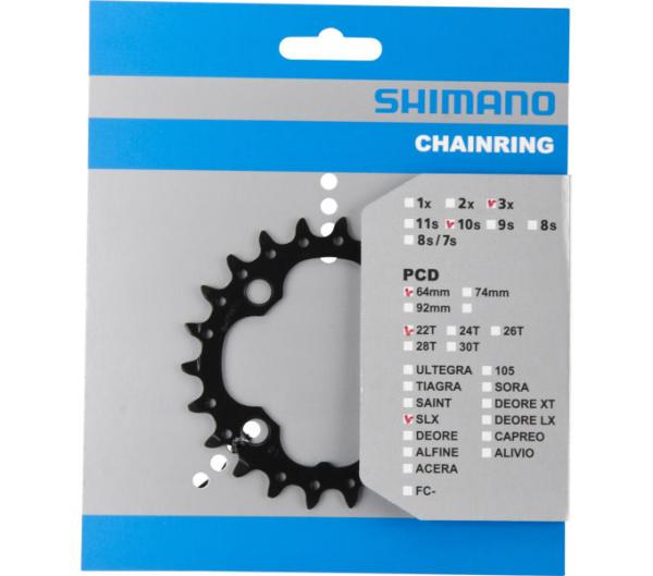 Shimano Kettenblatt SLX FC-M672 22 Z&auml;hne AN 