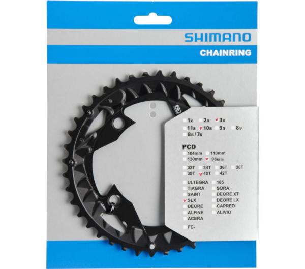 Shimano Kettenblatt SLX FC-M672 40 Z&auml;hne AN 