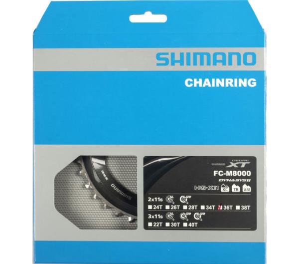 Shimano Kettenblatt XT FC-M8000 36 Z&auml;hne BC 