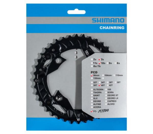 Shimano Kettenblatt FC-MT500 40 Z&auml;hne AN 