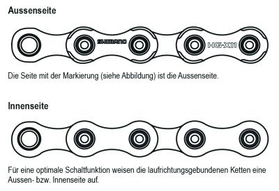 Shimano Kette CN-HG701 HG-X 11-Gang 116 Glieder Quick-Link  Produktbild 1