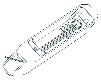 Shimano Batterie-Halter integr. Akku BM-E8020 Up/Down o/Schloss Kabel 250mm  Produktbild 1