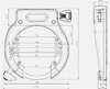 Abus Rahmenschloss Amparo 4650SL NR ohne Halter schwarz 