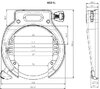 Abus Rahmenschloss Amparo 4650XL NR ohne Halter schwarz 